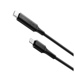 PowerArc Kaapeli ArcWire™ USB-C Lightning 1 m Musta