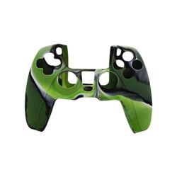 PlayStation 5 DualSense -ohjaimen silikonikuori kamouflage vihreä