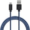 USB-C Kaapeli 2m Fuzzy Blue Wave