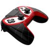 Käsinohjaus PS4: lle äänilähtöllä musta punainen