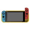 Nintendo Switch Kuori Hiilikuitukuviointi Keltainen