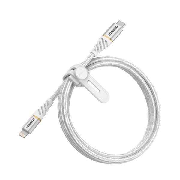 Kaapeli Fast Charge Premium Lightning to USB-C Cable 1m Cloudy Sky