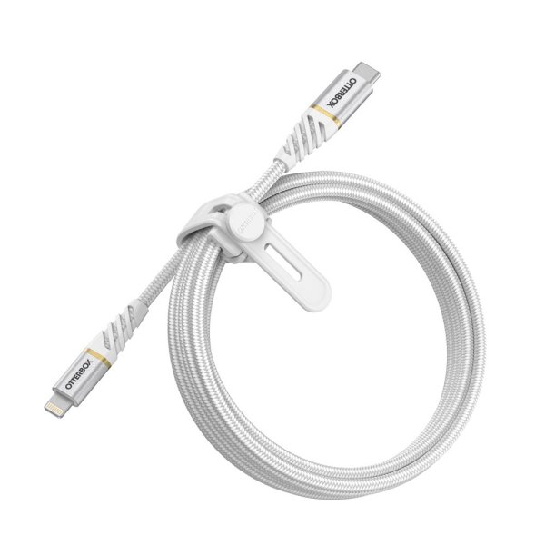 Kaapeli Fast Charge Premium Lightning to USB-C Cable 2m Cloudy Sky