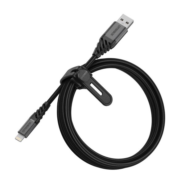 Kaapeli Premium Lightning to USB-A Cable 2m Dark Ash