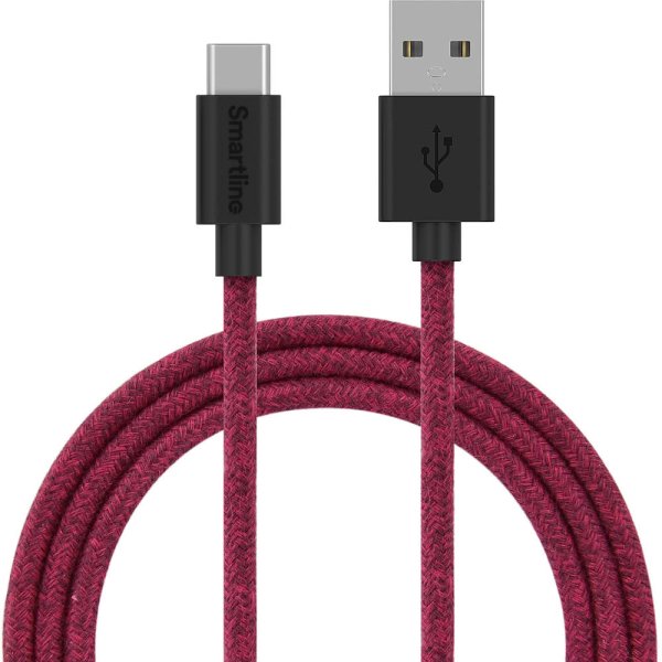USB-C Kaapeli 2m Fuzzy Violetti